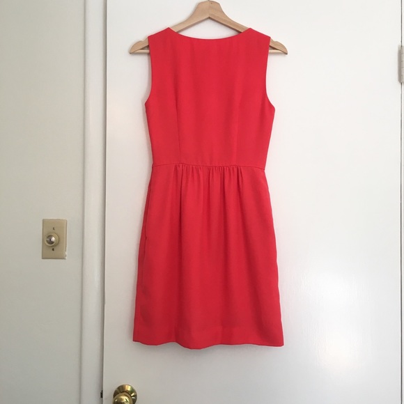 J. Crew factory Sheath Dress in Neon Rose Sz 00 - Picture 4 of 4